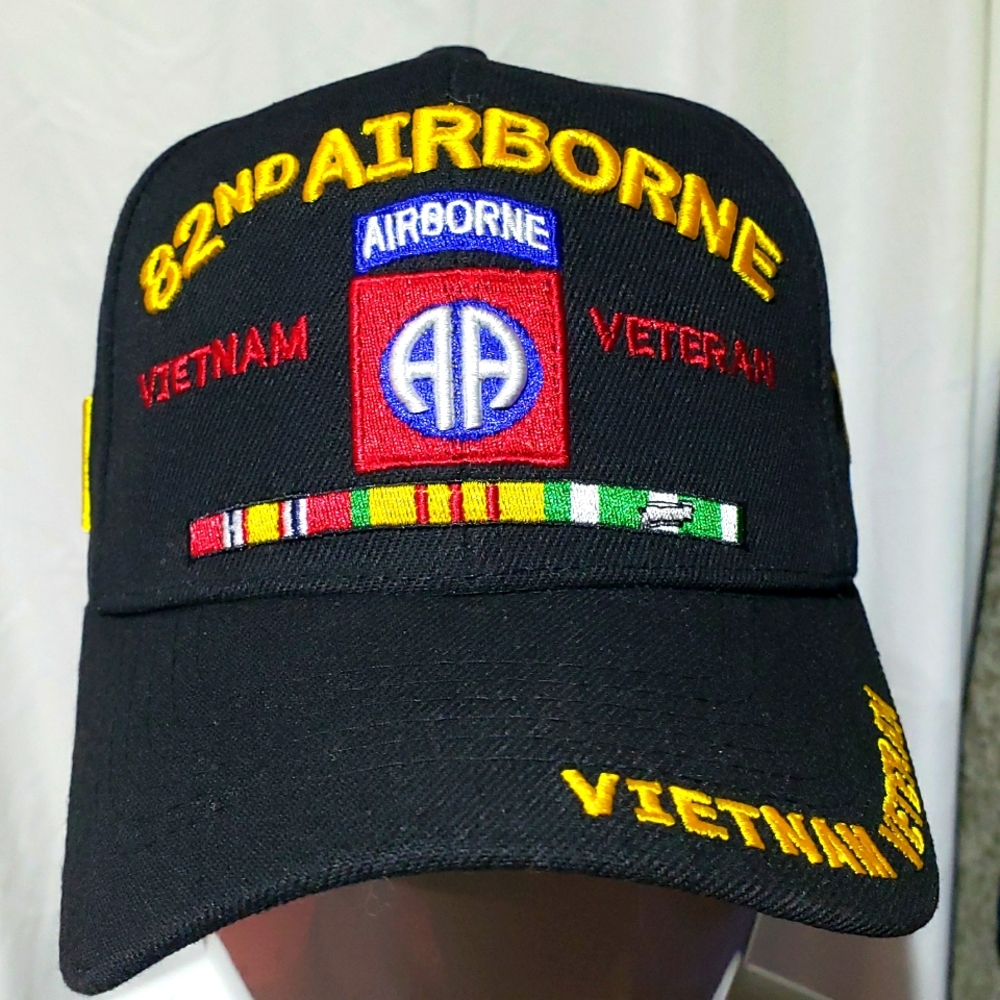 MILITARY U.S. ARMY 82nd  AIRBORN Division Vietnam Veteran Hat